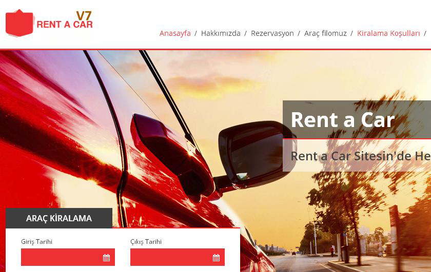 Rent a Car Scripti V7